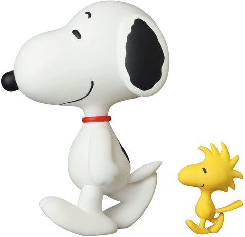 Vinyl Collectible Dolls - No.385 - SNOOPY & WOODSTOCK - 1997 Ver. (Medicom Toy)