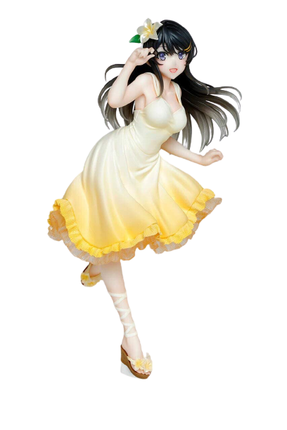 Seishun Buta Yarou wa Bunny Girl Senpai no Yume wo Minai – Sakurajima Mai –  1/7 – Color Dress ver. (Aniplex, Wing) – Anime NPC
