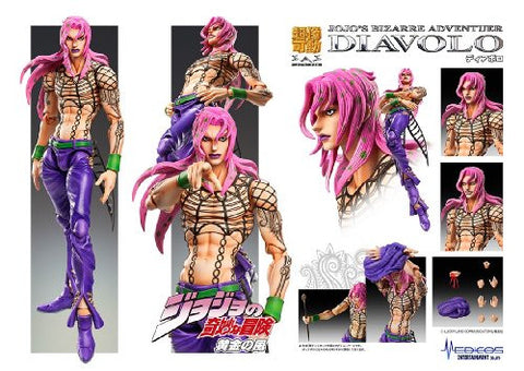 Jojo no Kimyou na Bouken - Ougon no Kaze - Diavolo - Super Action Statue (Medicos Entertainment)