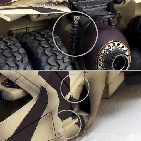 Batman Begins - The Dark Knight - The Dark Knight Rises - Batmobile Tumbler - Revoltech - Revoltech SFX 043EX - Camouflage (Kaiyodo)