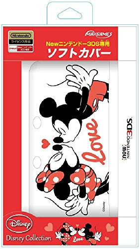 Soft Cover for New Nintendo 3DS (Mickey & Minnie) - Solaris Japan