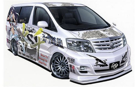 Ikki Tousen - Chouun Shiryuu - Kan'u Unchou - Ryomou Shimei - Sonsaku Hakufu - Itasha - Ikki Tousen Toyota Alphard MS/AS - 1/24 - Toyota Alphard MS/AS (2005 version) (Aoshima)