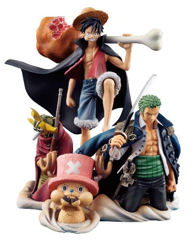 One Piece - Monkey D. Luffy - Roronoa Zoro - Sogeking - Tony Tony Chopper - Desktop Real McCoy (MegaHouse)
