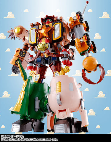 Toy Story - Woody - Bullseye - Rex - Hamm - Slinky Dog - Chogokin - Chogattai Woody Robot Sheriff Star (Bandai)