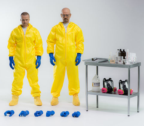 "Breaking Bad" Heisenberg & Jesse Hazmat Suit Combo
