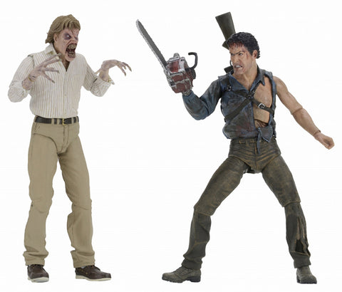 The Evil Dead II - Hero Ash & Deadite Ed 30th Anniversary 7 Inch Action Figure 2PK