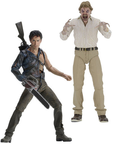 The Evil Dead II - Hero Ash & Deadite Ed 30th Anniversary 7 Inch Action Figure 2PK