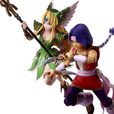 Seiken Densetsu 3 Trials of Mana - Hawkeye & Riesz - Bring Arts (Square Enix)