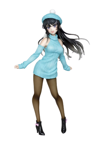 Seishun Buta Yarou wa Bunny Girl Senpai no Yume wo Minai - Sakurajima Mai - Coreful Figure - Knit Dress ver. (Taito)