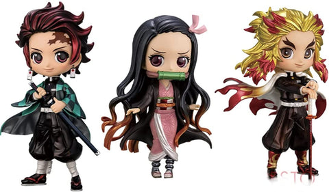 Kimetsu no Yaiba - Kimetsu no Yaiba Q Posket - Q Posket - Metallic Color - Set Of 3 (Banpresto)
