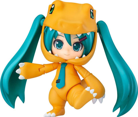 Digimon Adventure - Vocaloid - Hatsune Miku - Nendoroid #1439 - Kigurumi Agumon Ver. (Good Smile Company)