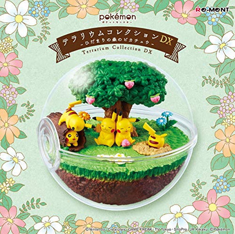 Pocket Monsters - Pikachu - Pocket Monsters Terrarium Collection DX - Candy Toy - -Hidamari no Mori no Pikachu- (Re-Ment)