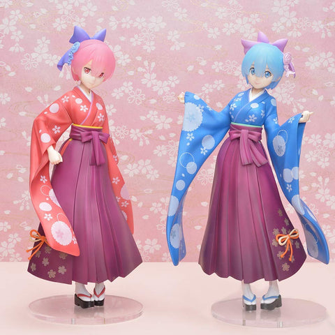 Re:Zero kara Hajimeru Isekai Seikatsu - Rem - Ram - Wa-Style - Set of 2 Figures (SEGA)