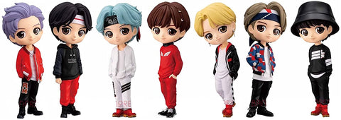 TinyTAN - BTS - Q posket - B Ver. - Set of 7 (Bandai Spirits)