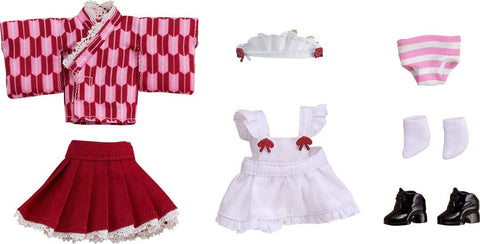 Nendoroid Doll: Outfit Set - Japanese-Style Maid - Pink (Good Smile Company)