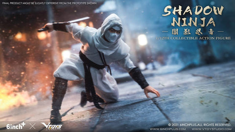 SN003 - Shadow Ninja - White (VTOYS×6INCH)