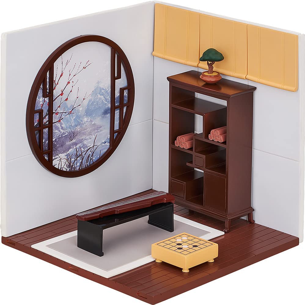 Good Smile Nendoroid Playset 10: Chinese Study Set A - Diorama Set With Calligraphy, Desk, Screen (Figure Not Included)