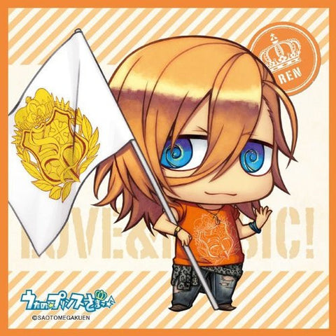 Uta no☆Prince-sama♪ - Uta no☆Prince-sama♪ Debut - Jinguuji Ren - Mini Towel - Towel - Chimipuri, Flag Ver. (Broccoli)