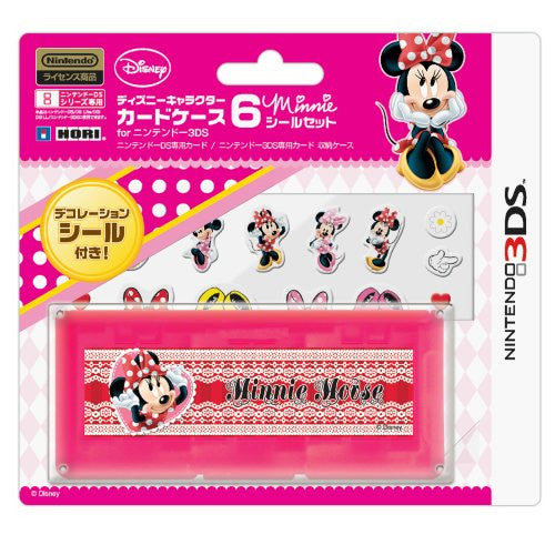 Disney Character Card Case 6 Seal Set for Nintendo 3DS (Minnie