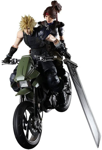 Final Fantasy VII Remake - Cloud Strife - Jessie Rasberry - Motorbike Set - Play Arts Kai (Square Enix)
