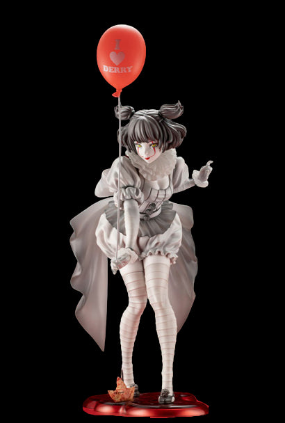 It (2017) - Pennywise - Bishoujo Statue - Horror Bishoujo - 1/7 -  Monochrome Ver. (Kotobukiya)