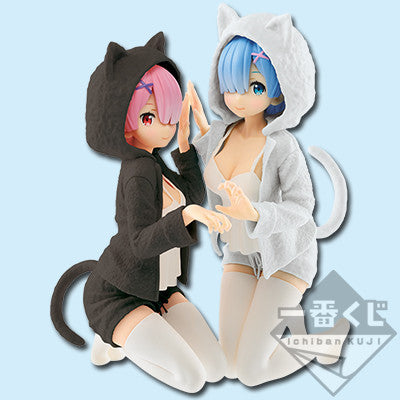 Re:Zero kara Hajimeru Isekai Seikatsu - Ram - Rem - Ichiban Kuji - Ichiban Kuji Re:Zero kara Hajimeru Isekai Seikatsu - Itsu demo Anata to Isshodayo - Nyanko Mode, Last One ver.