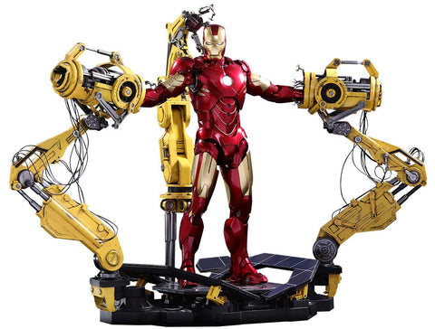 Iron Man 2 1/6 scale figure Iron Man Mark 4 with powered suit attachment machine Hot Toys
