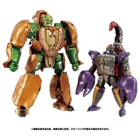 Beast Wars - Rhinox - Scorpos - Transformers Beast Wars Vintage  (BWVS-02) - Voyager Class - Gankyou no Taiketsu (Takara Tomy)