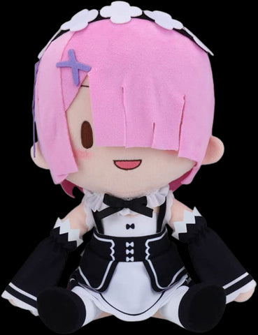 Re:Zero kara Hajimeru Isekai Seikatsu - Ram - Fuwa Puchi Plush (L) (SEGA)