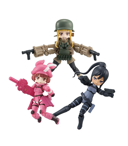 Sword Art Online Alternative Gun Gale Online - Fukajirou, Pitohui, Llenn - Desktop Army - Desktop Army Sword Art Online Alternative Gun Gale Online (MegaHouse)