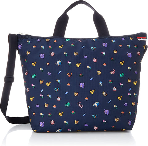 Pokémon - Deluxe Easy Carry Tote Bag - Pokemon and Flowers (Pokémon Center, LeSportsac)
