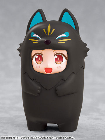 Nendoroid More - Kigurumi Face Parts Case - Black Kitsune (Good Smile Company)