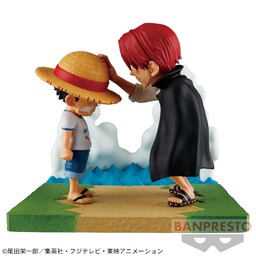 ONE PIECE WORLD COLLECTABLE FIGURE LOG STORIES-MONKEY.D.LUFFY & NAMI-, ONE  PIECE