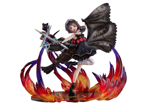 Kono Subarashii Sekai ni Shukufuku o! - Chomusuke - Megumin - F:Nex - 1/7 - Shikkoku no Bara Dress ver. (FuRyu)