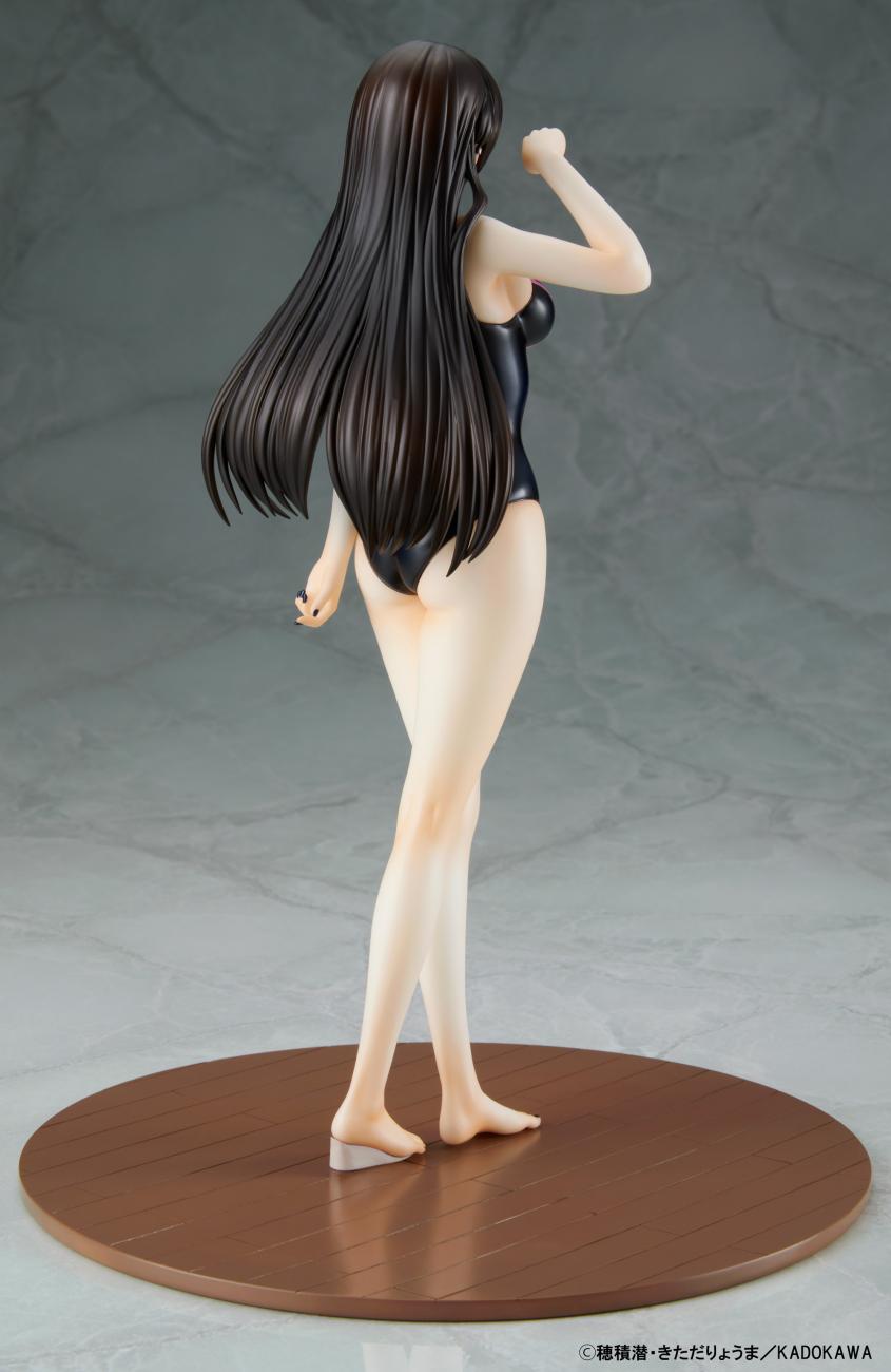 Mishiranu Joshikousei ni Kankensareta Mangaka no Hanashi Konata Competitive  Swimsuit and Cat Lingerie 1:6 Scale Statue
