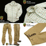 1/6 Figure Menswear - Flannel Shirt & Walnut Chino (DOLL ACCESSORY)