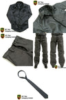 1/6 Figure Menswear - Black Shirt & Gray Chino (DOLL ACCESSORY)