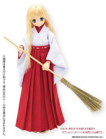 Doll Clothes - PureNeemo - PureNeemo M Size Costume - PNM038 - PNM Miko Clothes Set - 1/6 - White X Red (Azone)
