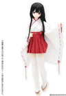 50cm Doll Wear - 50 - Mini Miko Clothes / White x Red (DOLL ACCESSORY)