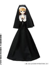 50cm Collection - Doll Clothes - Nun's Robe Set - 1/3 - Black (Azone)