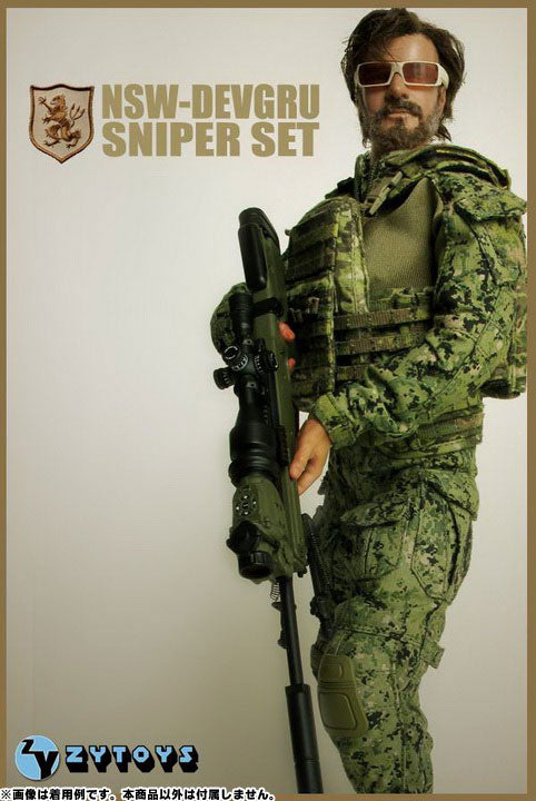 ZY-TOYS 1/6 NSW-DEVGRU Sniper Set (AOR2) Woodland Digital Camo ZY-8035 -  Solaris Japan