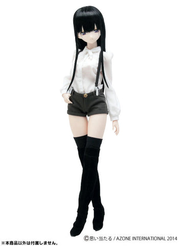 48/50cm Doll Wear - AZO2 Feminish Ribbon Blouse White (DOLL ACCESSORY)