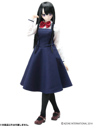 48/50cm Doll Wear - AZO2 Mission School Uniform Set / Navy (DOLL ACCESSORY)
