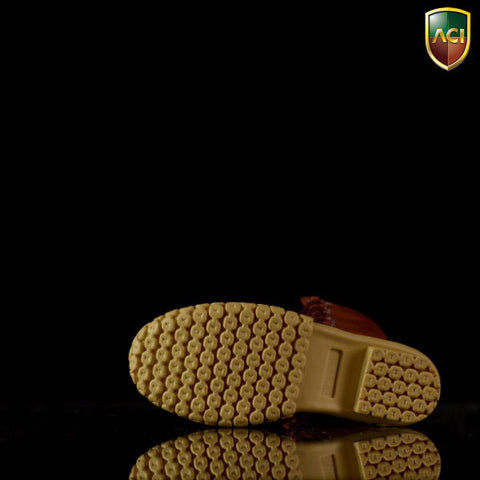 1/6 Fashion Boots Series 4 - Outdoor Hunting Boots / Light Brown (ACI749A) (DOLL ACCESSORY)