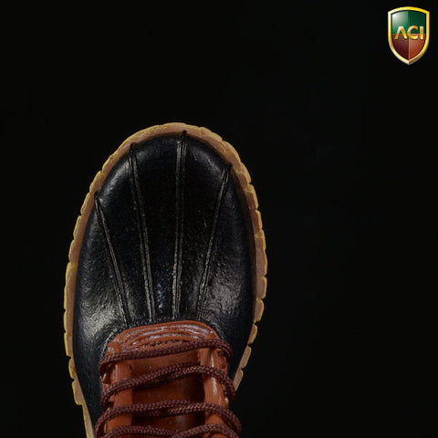 1/6 Fashion Boots Series 4 - Outdoor Hunting Boots / Light Brown (ACI749A) (DOLL ACCESSORY)