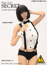 1/6 Scale Female Head & Secret Tuxedo Outfit Set (FGC2015-14) (DOLL ACCESSORY)