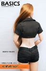 1/6 Female Summer Outfit Set (Black) (DOLL ACCESSORY)