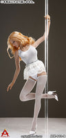 1/6 Pole Dance Girl Clothing Set B (White) (ATX-013B) (DOLL ACCESSORY)