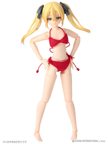 Picco Neemo Wear 1/12 Bikini & Parka Set / Red x Pink (DOLL ACCESSORY)