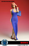 1/6 Female Dress & Handbag Set Purple (DOLL ACCESSORY)